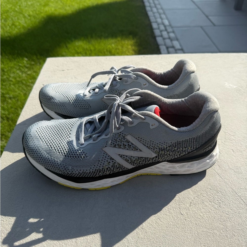 New Balance Gray Athletic Sneakers - Picture 4 of 8